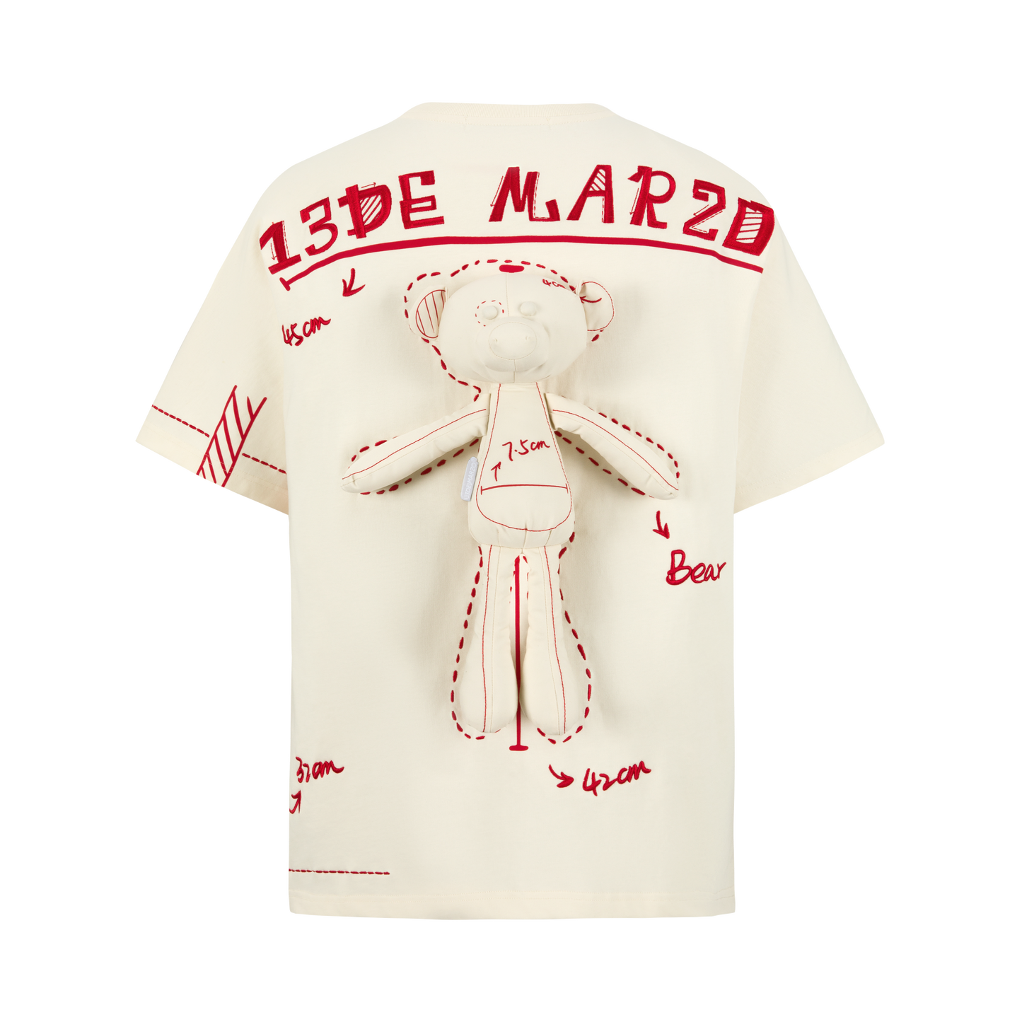 13DE MARZO Sketch Line T-shirt