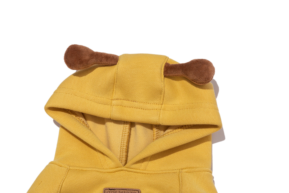 13DE MARZO Bee Bear Hoodie Yellow - 13DE MARZO