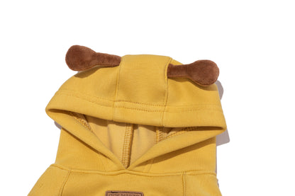13DE MARZO Bee Bear Hoodie Yellow - 13DE MARZO