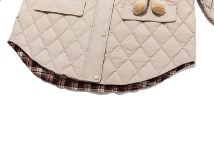 13DE MARZO Luminous Bear Down Jacket Coat Khaki - 13DE MARZO