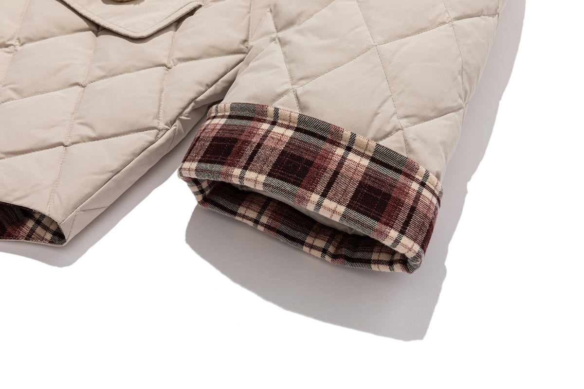 13DE MARZO Luminous Bear Down Jacket Coat Khaki - 13DE MARZO