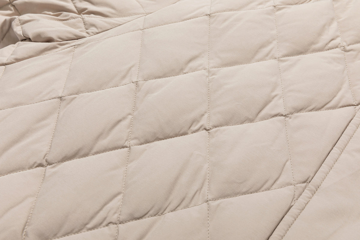 13DE MARZO Luminous Bear Down Jacket Coat Khaki - 13DE MARZO