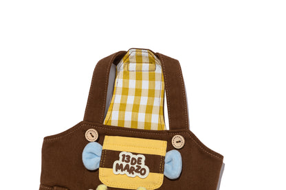 13DE MARZO Bee Bear Jumper Dress Yellow - 13DE MARZO