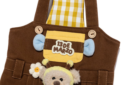 13DE MARZO Bee Bear Jumper Dress Yellow - 13DE MARZO