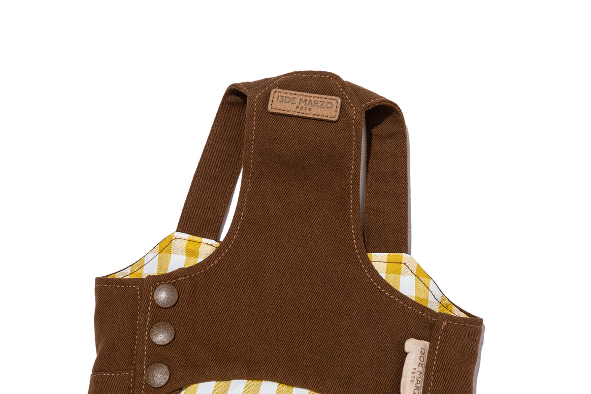 13DE MARZO Bee Bear Jumper Dress Yellow - 13DE MARZO