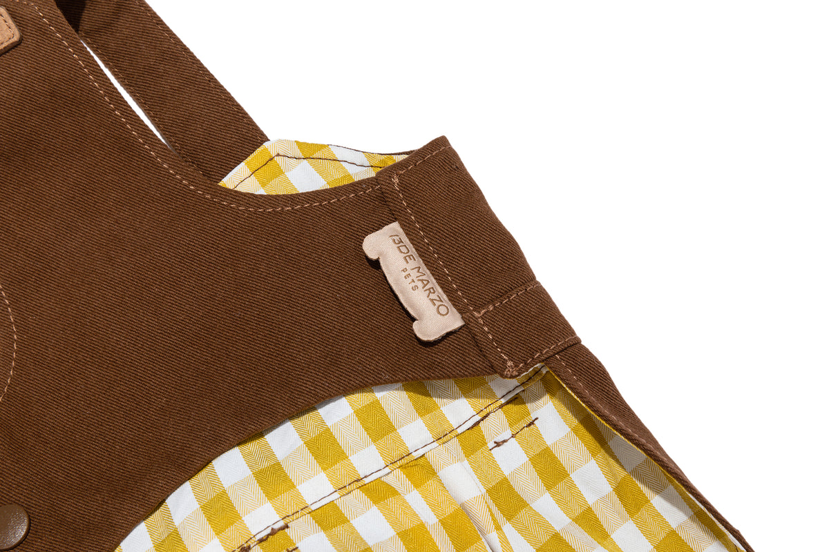 13DE MARZO Bee Bear Jumper Dress Yellow - 13DE MARZO