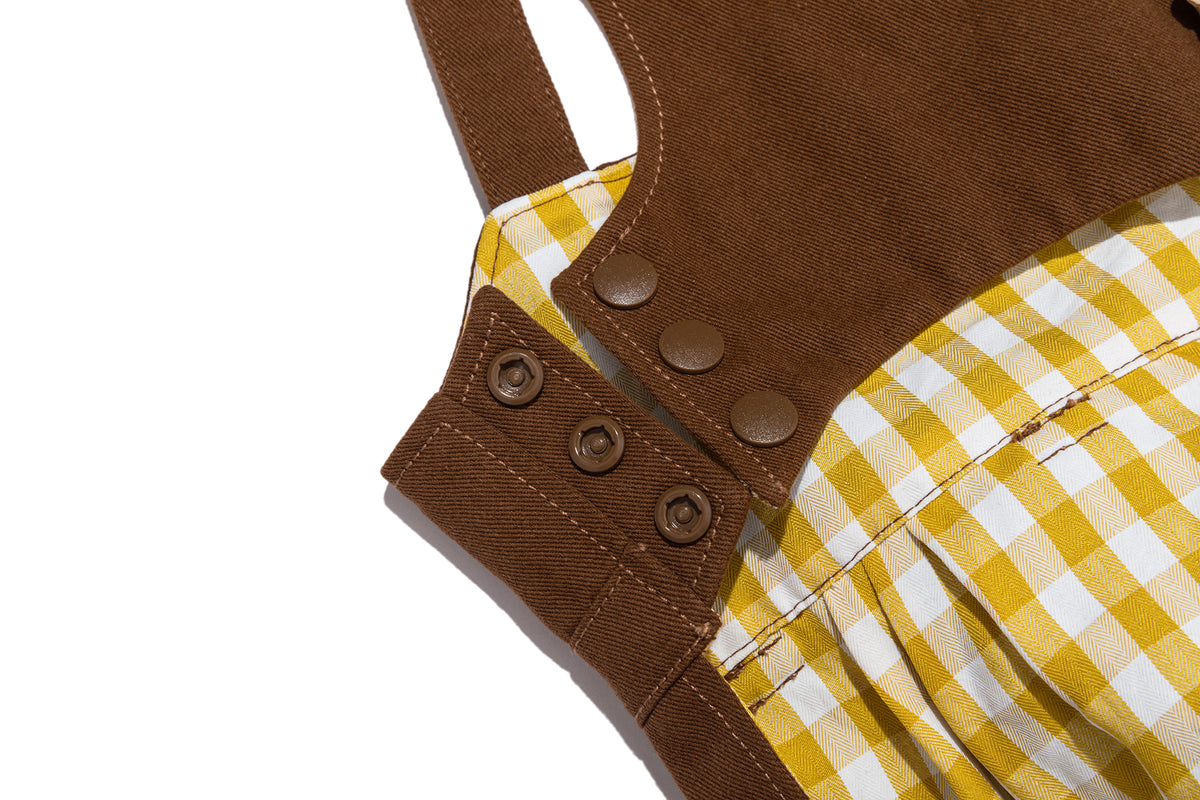 13DE MARZO Bee Bear Jumper Dress Yellow - 13DE MARZO