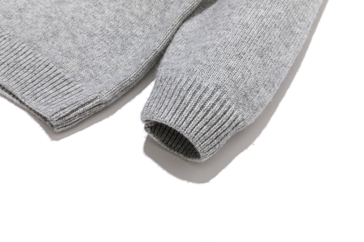 13DE MARZO BabyBear Base Crewneck Sweater Grey