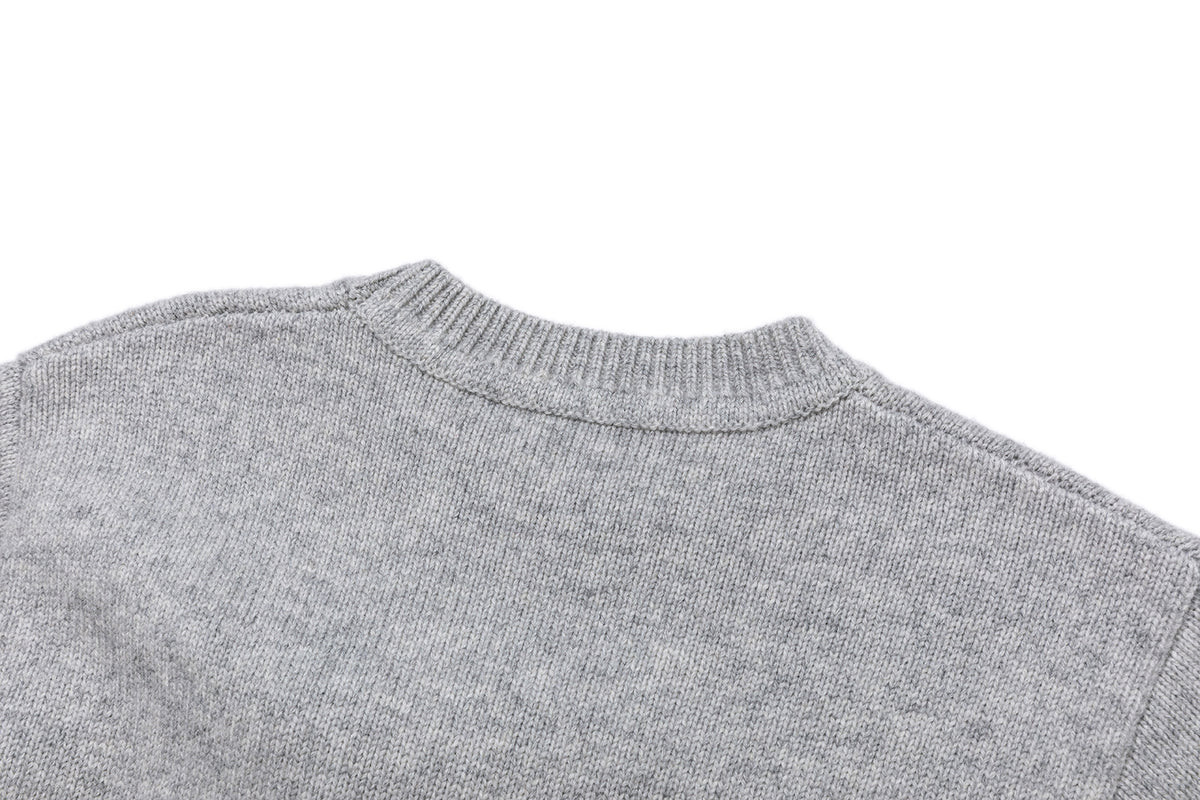 13DE MARZO BabyBear Base Crewneck Sweater Grey
