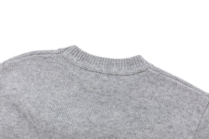 13DE MARZO BabyBear Base Crewneck Sweater Grey