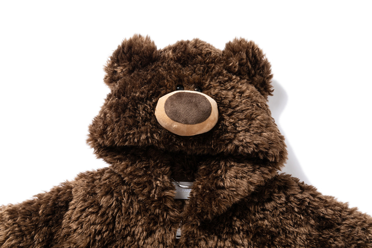 13DE MARZO Doozoo Bear Hooded Coat Brown - 13DE MARZO