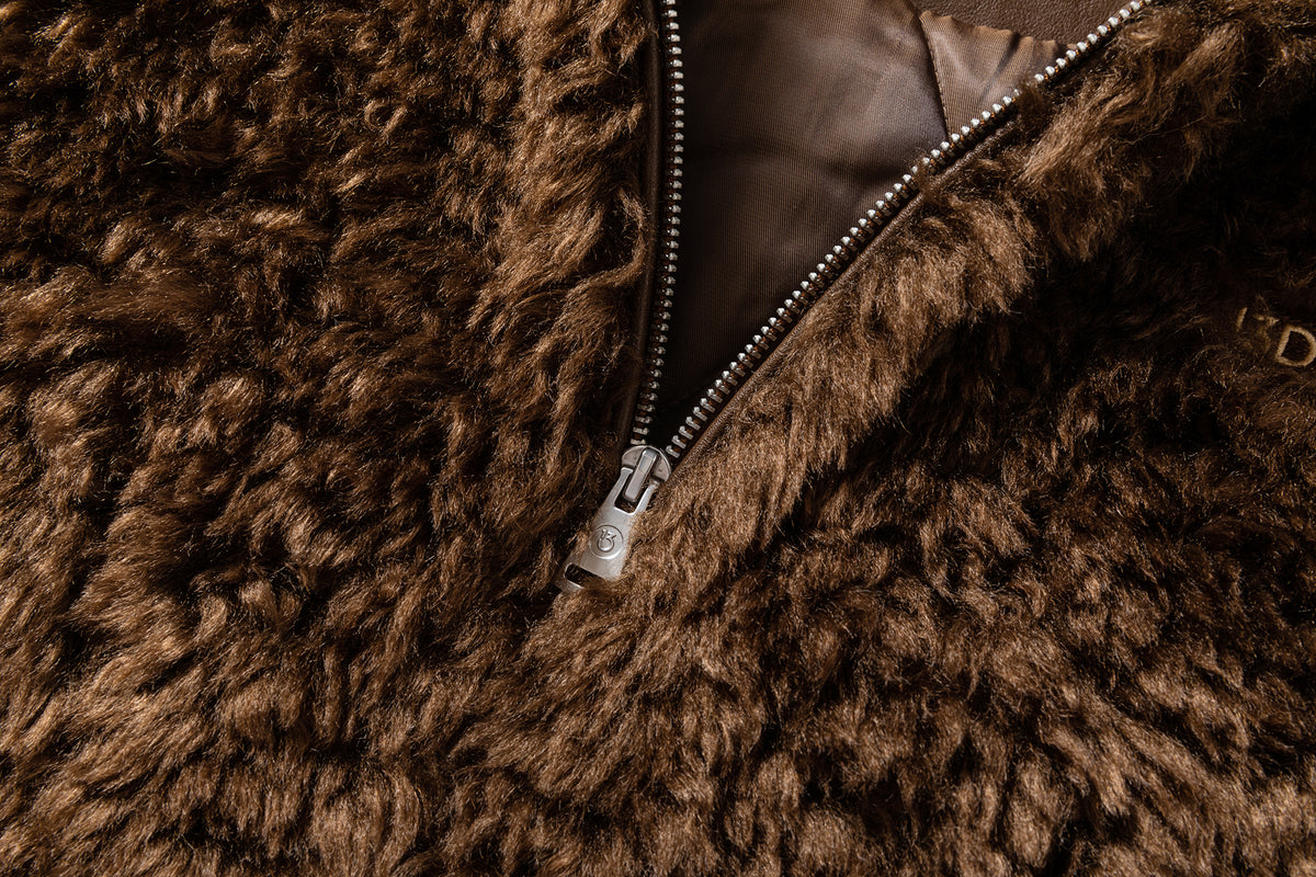 13DE MARZO Doozoo Bear Hooded Coat Brown - 13DE MARZO