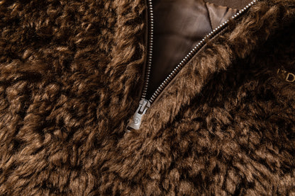 13DE MARZO Doozoo Bear Hooded Coat Brown - 13DE MARZO