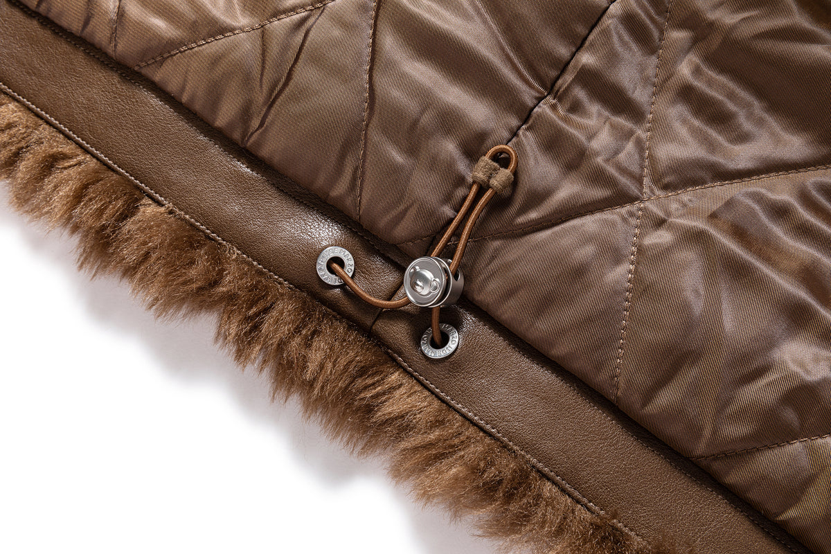 13DE MARZO Doozoo Bear Hooded Coat Brown - 13DE MARZO