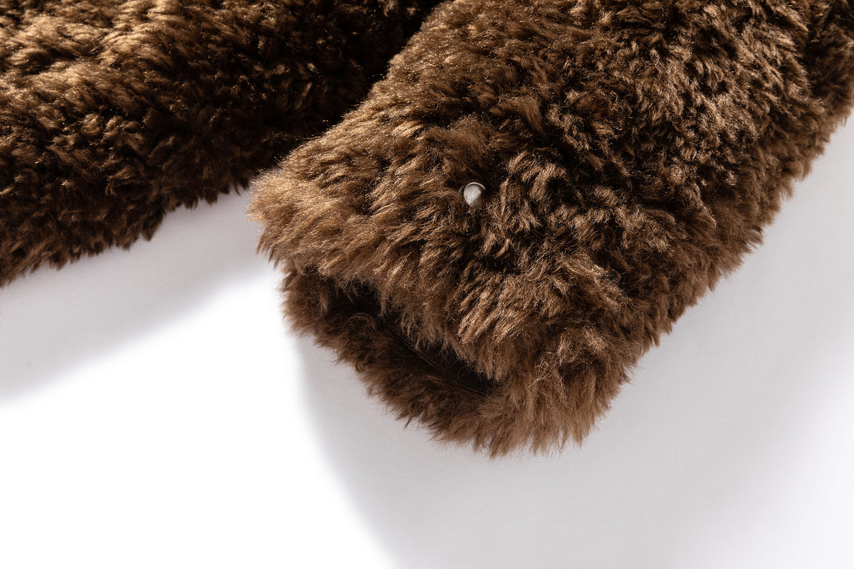 13DE MARZO Doozoo Bear Hooded Coat Brown - 13DE MARZO