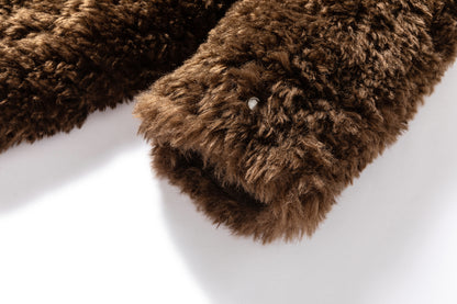 13DE MARZO Doozoo Bear Hooded Coat Brown - 13DE MARZO