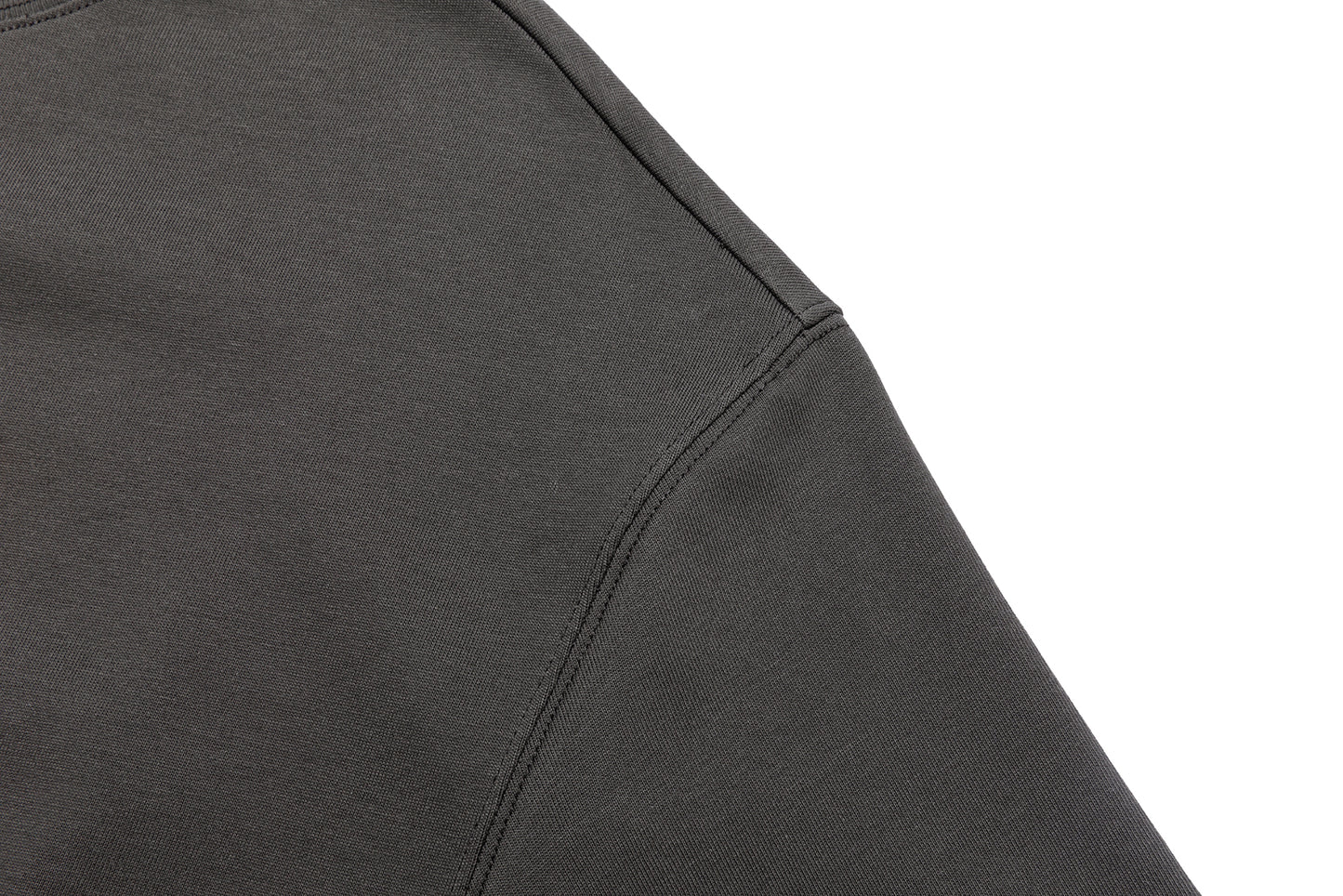 13DE MARZO Mini Flocked Bear T-shirt Dark Grey - 13DE MARZO