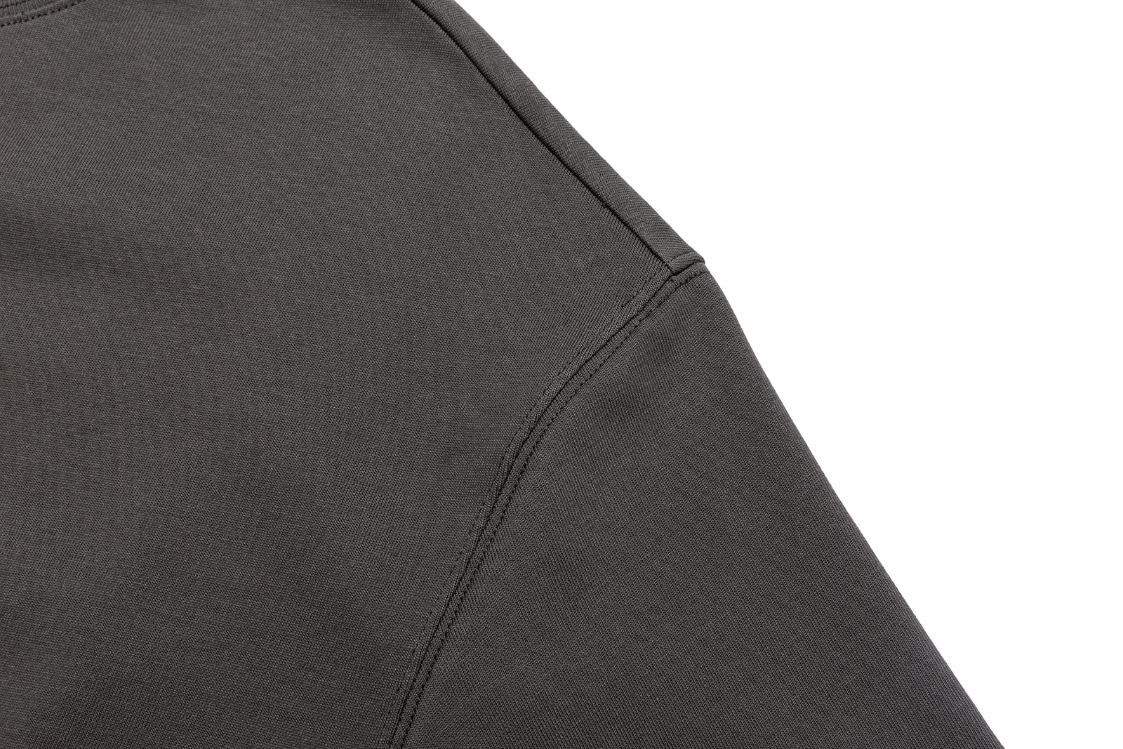 13DE MARZO Mini Flocked Bear T-shirt Dark Grey - 13DE MARZO