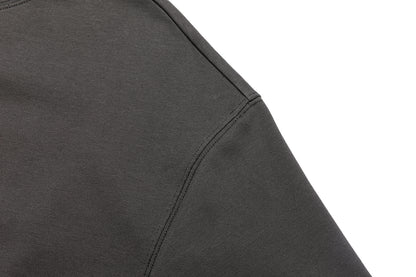 13DE MARZO Mini Flocked Bear T-shirt Dark Grey - 13DE MARZO