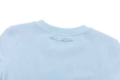 13DE MARZO Floral Illustration Tight Tee - 13DE MARZO