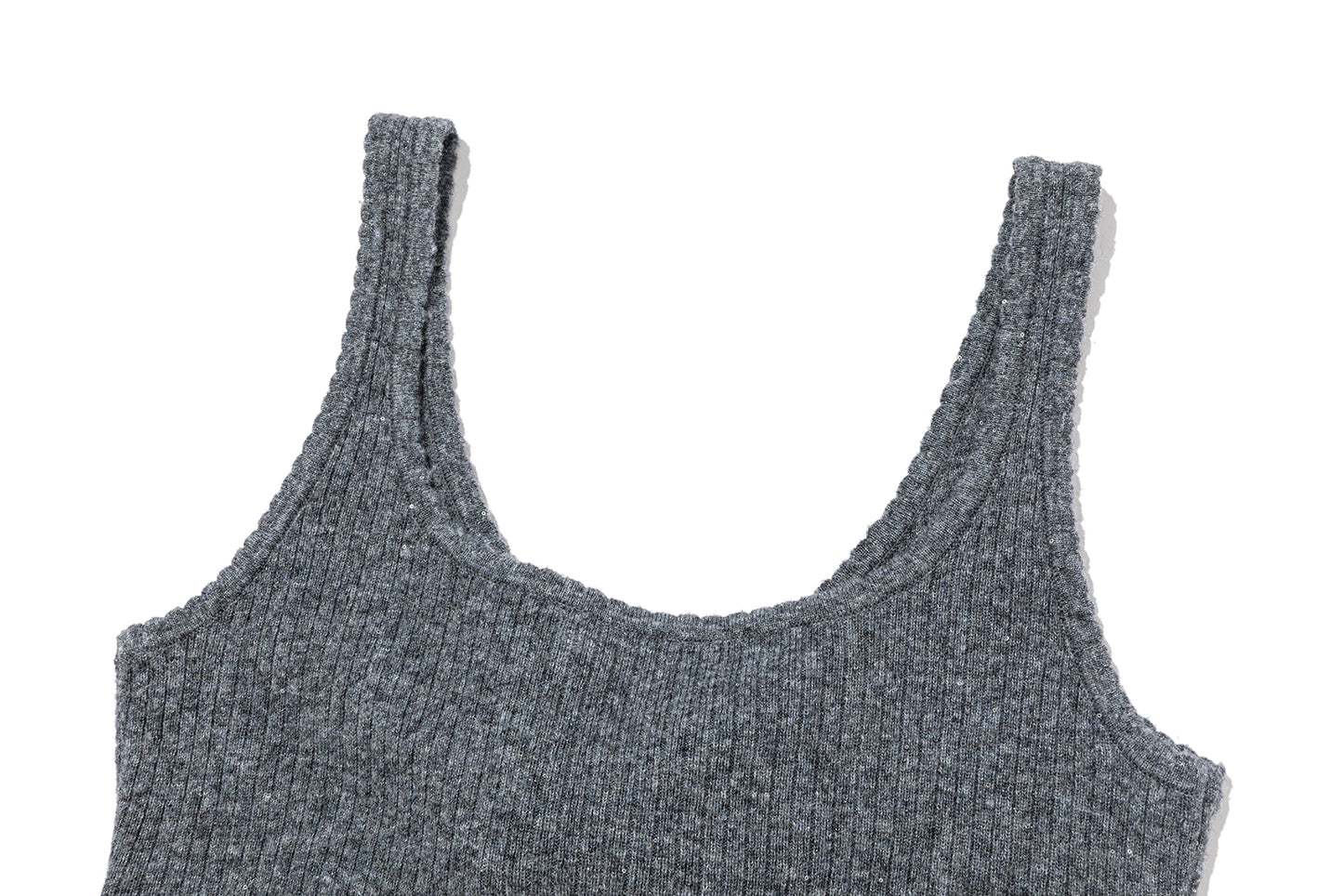 13DE MARZO Mini Bear Sequin Camisole Grey