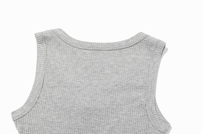 13DE MARZO Mini Bear Base Vest Grey