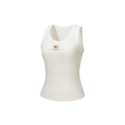 13DE MARZO Mini Bear Base Vest White