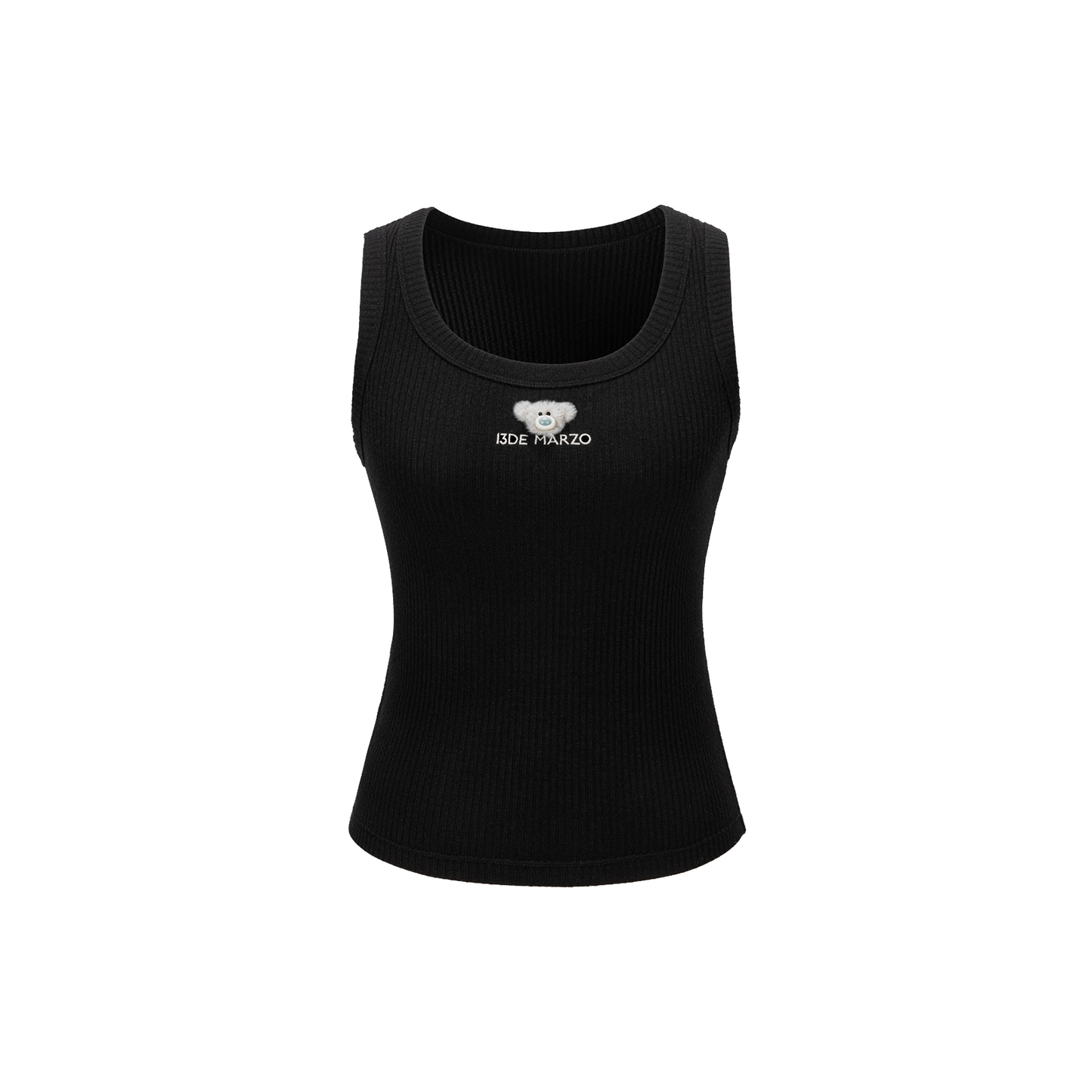 13DE MARZO Mini Bear Base Vest Black