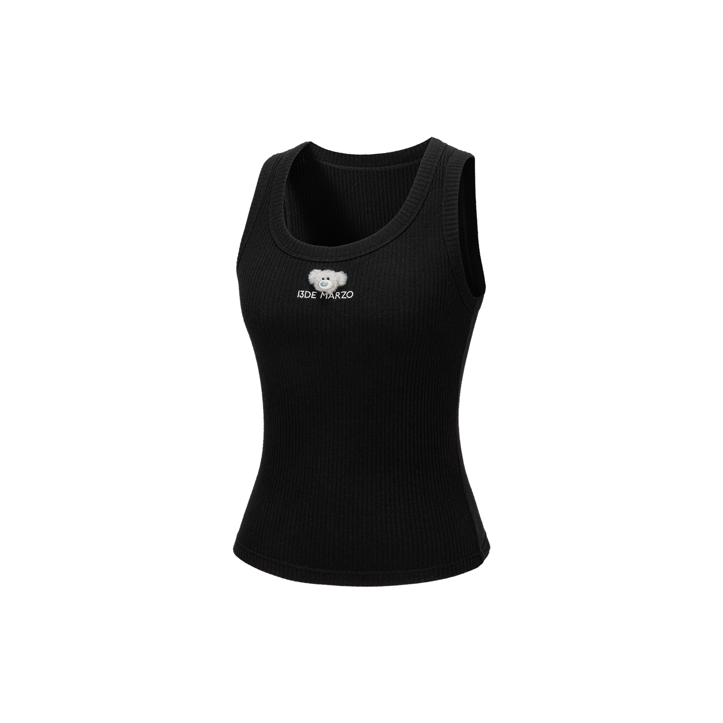 13DE MARZO Mini Bear Base Vest Black