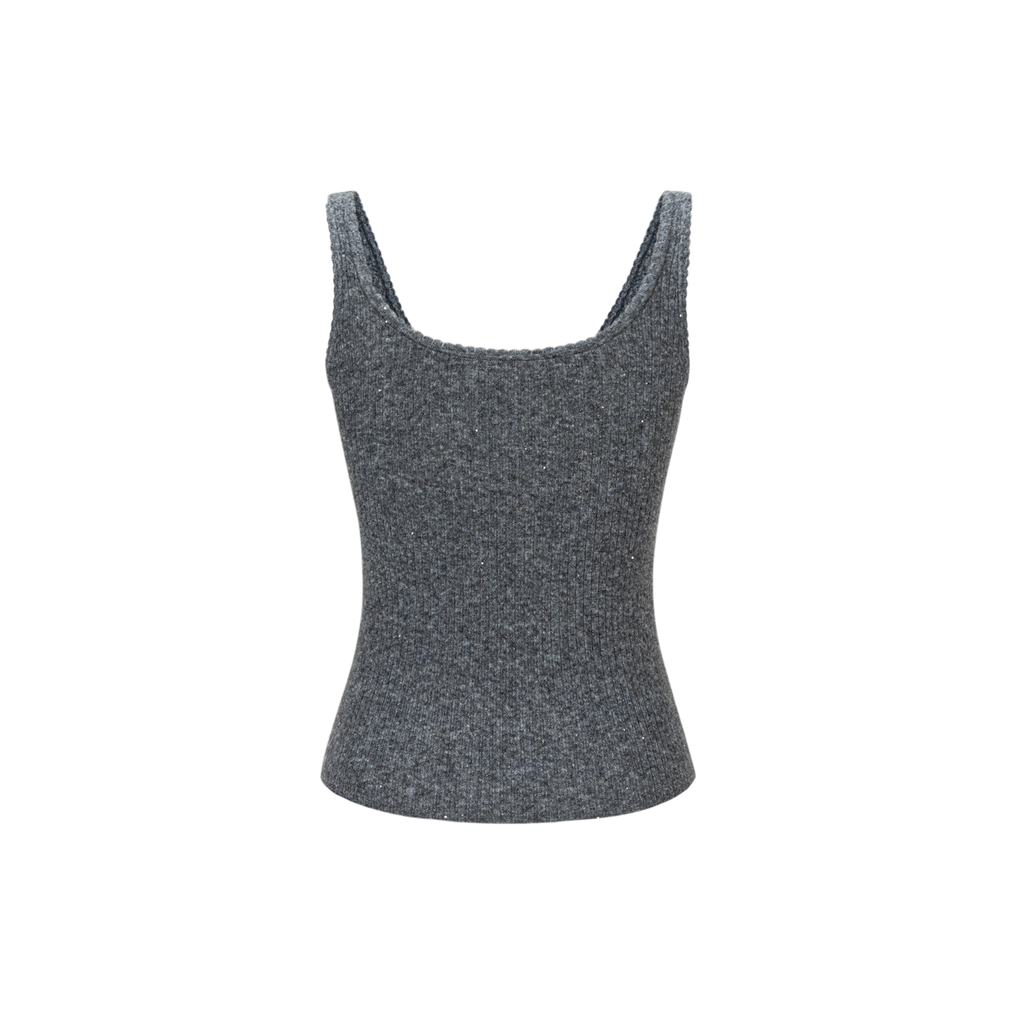 13DE MARZO Mini Bear Sequin Camisole Grey