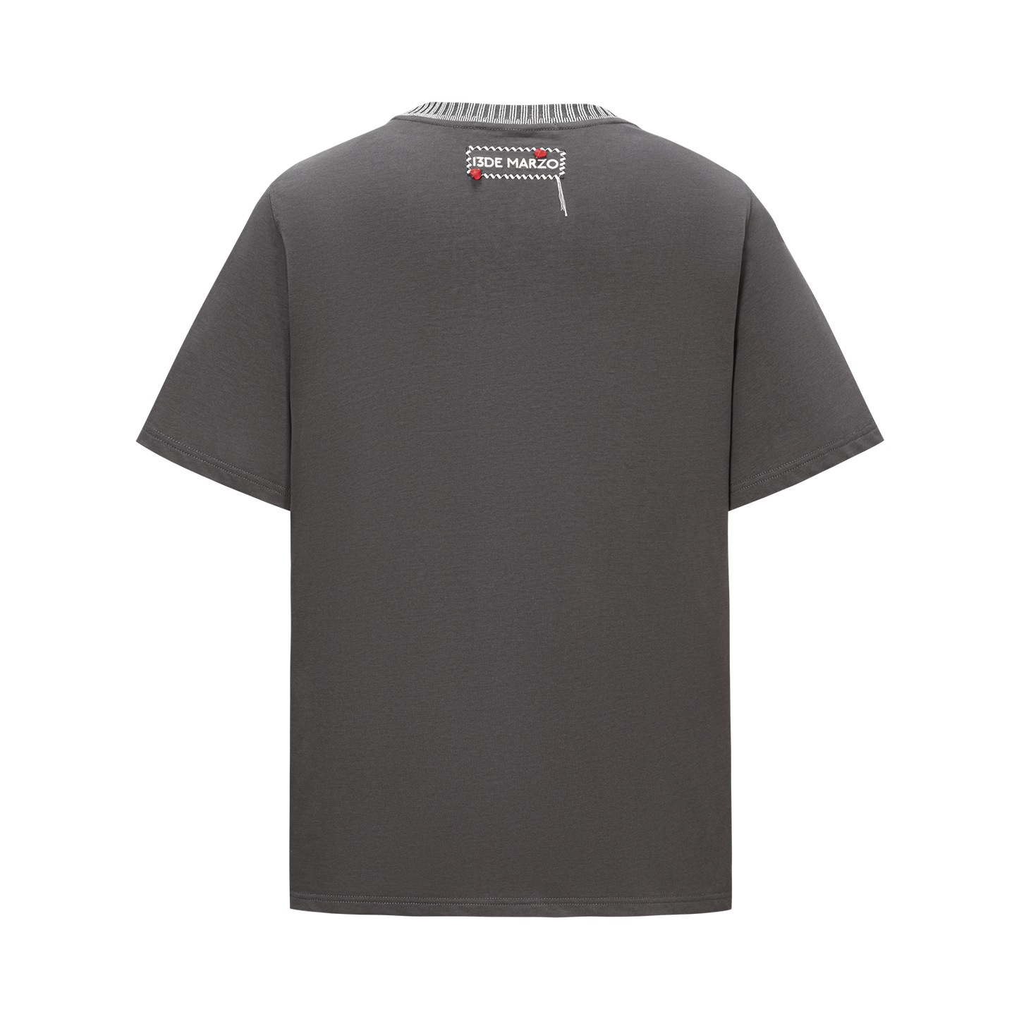 13DE MARZO Rocking Horse Print T-shirt Dark Grey - 13DE MARZO