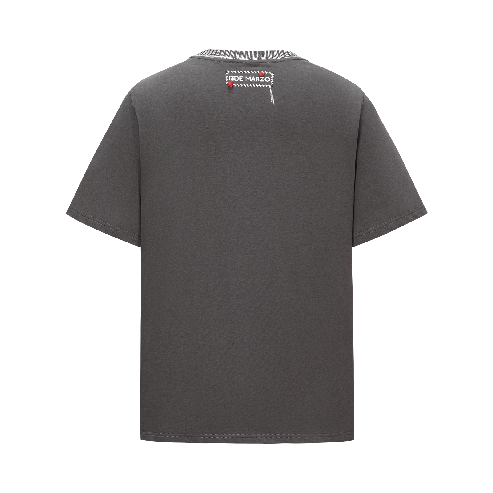 13DE MARZO Rocking Horse Print T-shirt Dark Grey - 13DE MARZO