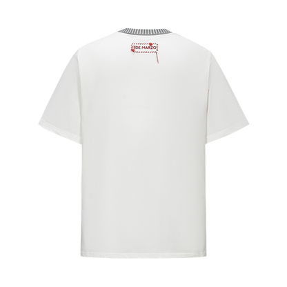 13DE MARZO Rocking Horse Print T-shirt White - 13DE MARZO