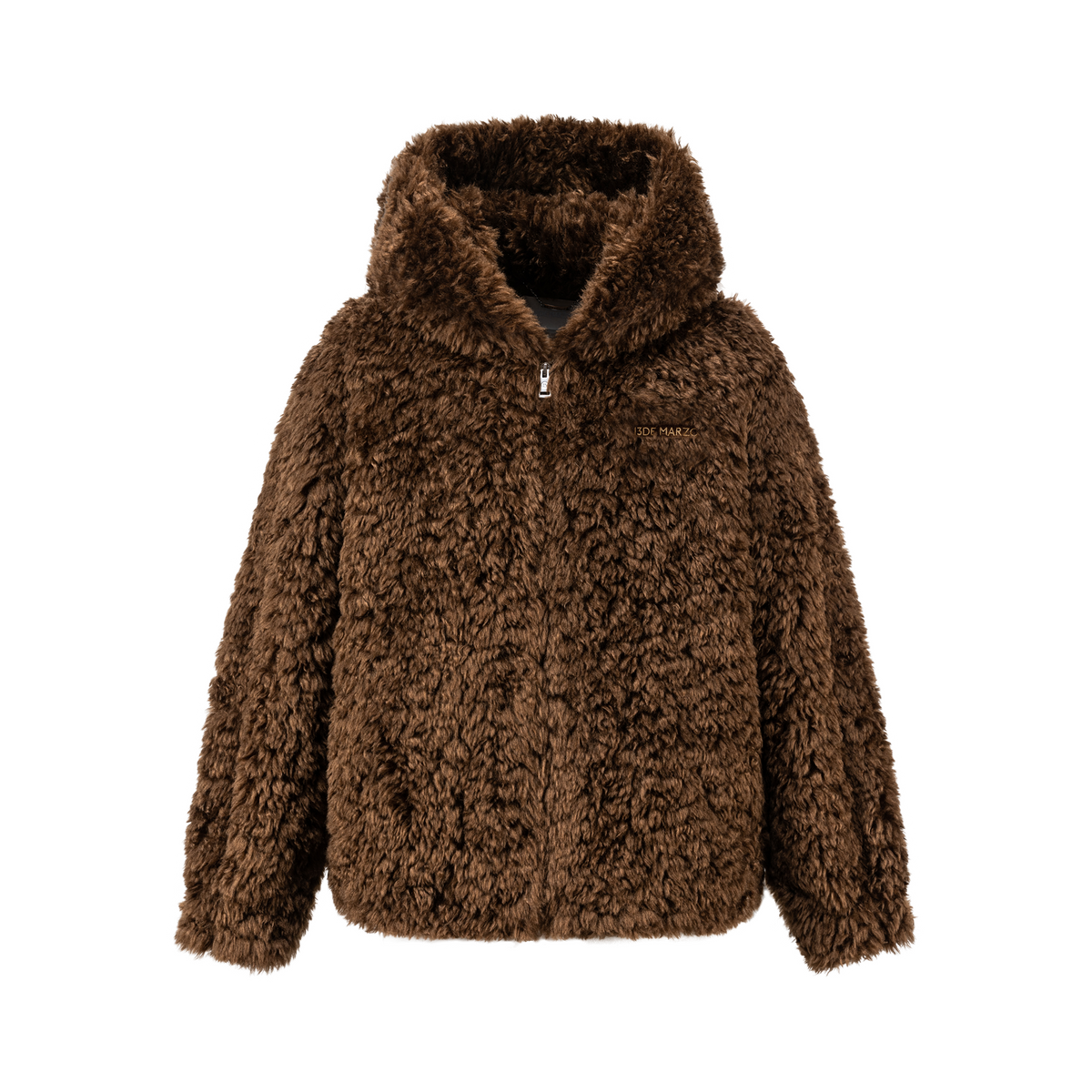 13DE MARZO Doozoo Bear Hooded Coat Brown - 13DE MARZO