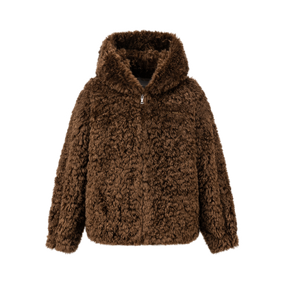 13DE MARZO Doozoo Bear Hooded Coat Brown - 13DE MARZO