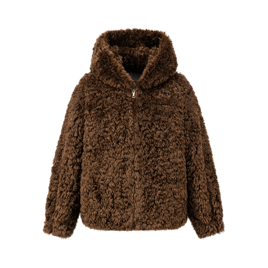 13DE MARZO Doozoo Bear Hooded Coat Brown - 13DE MARZO