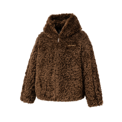 13DE MARZO Doozoo Bear Hooded Coat Brown - 13DE MARZO