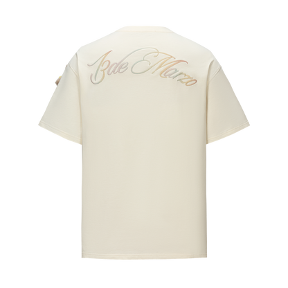 13DE MARZO Lumi Star Bear T-shirt Beige - 13DE MARZO