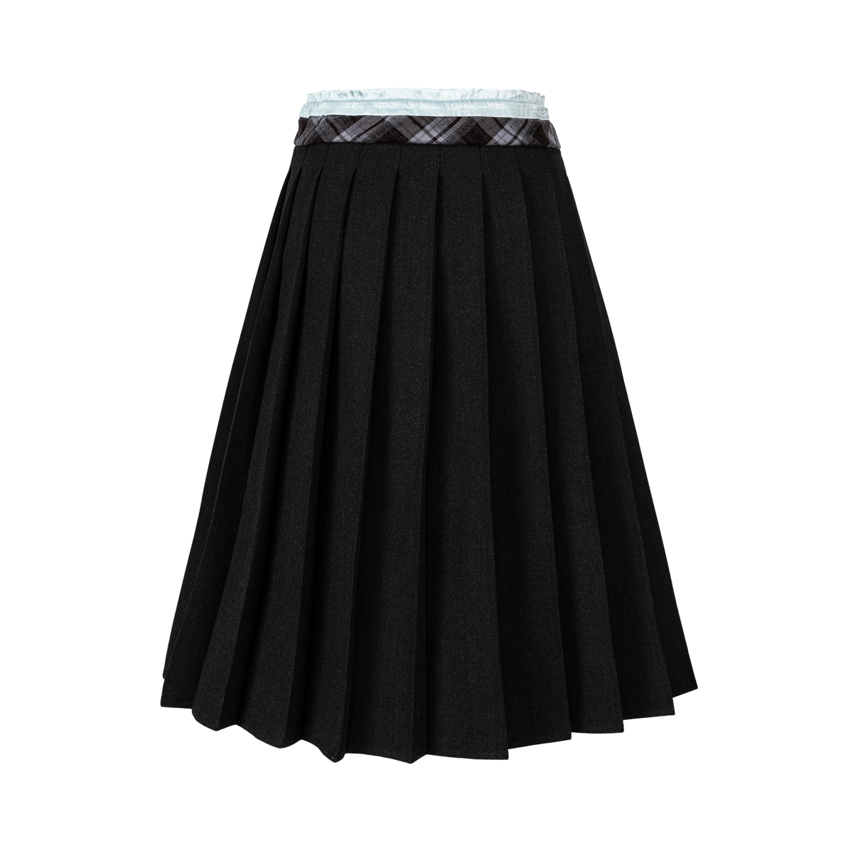 13DE MARZO Luminous Bear Double Waist Dress Dark Grey - 13DE MARZO