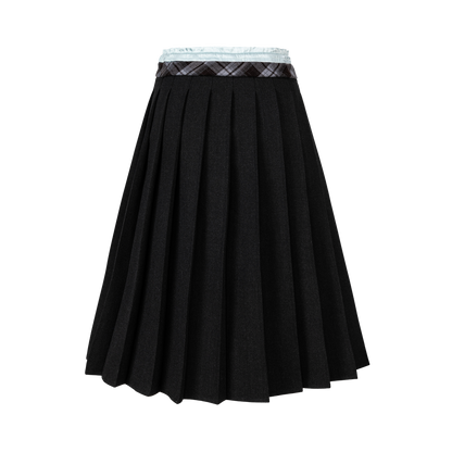13DE MARZO Luminous Bear Double Waist Dress Dark Grey - 13DE MARZO