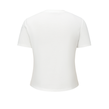 13DE MARZO Nighty Night Bear Tight Tee White