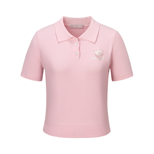 13DE MARZO Doozoo Polo Tee Pink