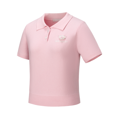 13DE MARZO Doozoo Polo Tee Pink