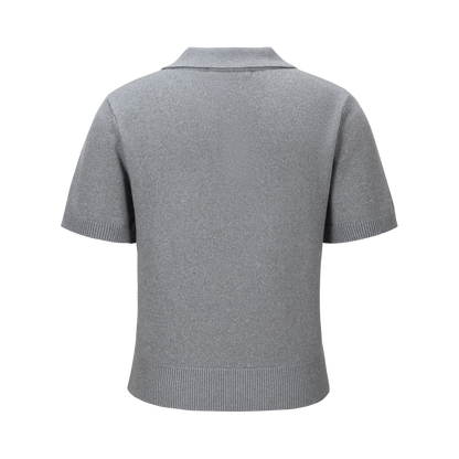 13DE MARZO Doozoo Polo Tee Grey