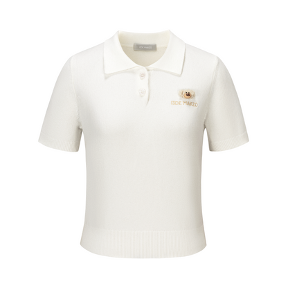 13DE MARZO Doozoo Polo Tee White