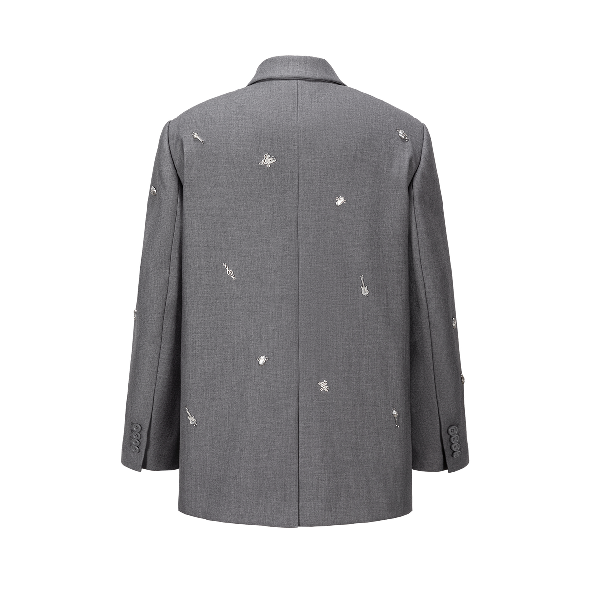 13DE MARZO Rolling Stones Bear Suit Grey