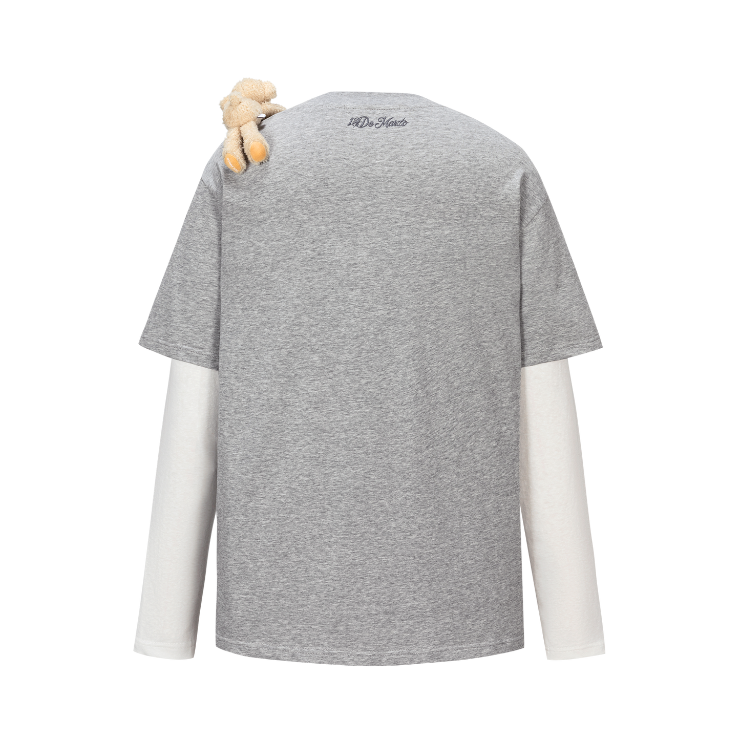 13DE MARZO Luminous Bear Sketch T-shirt Grey