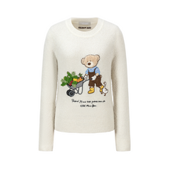 13DE MARZO Marzo Valley Appliqué Pullover