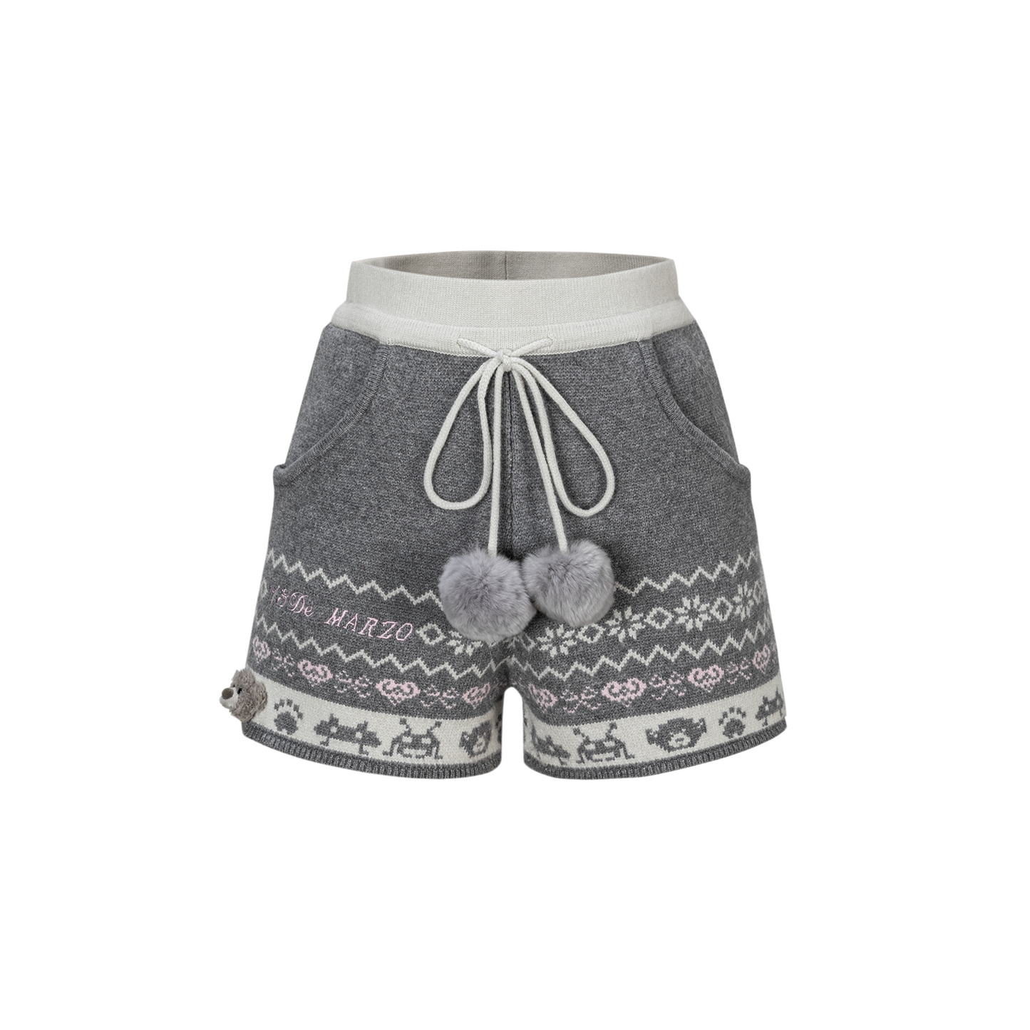 13DE MARZO Fair Isle Down Jacket