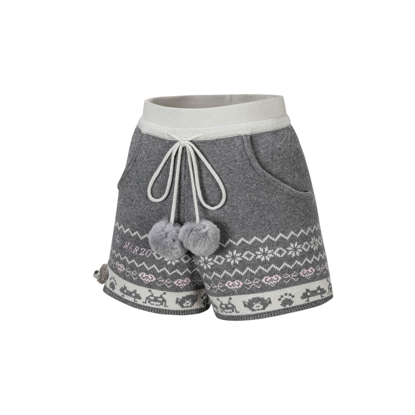13DE MARZO Fair Isle Down Jacket
